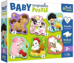 Puzzle Baby Progressive - Farma TREFL