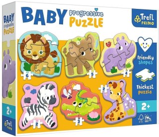 Puzzle Baby Progressive - Safari TREFL