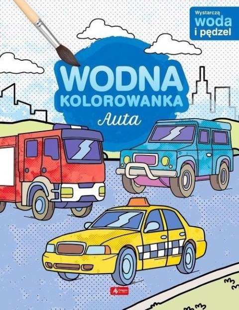 Wodna kolorowanka. Auta