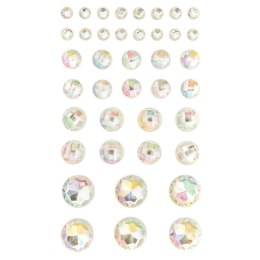 Kryształki samoprzylepne opal 40szt
