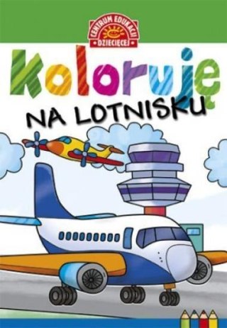 Koloruję. Na lotnisku