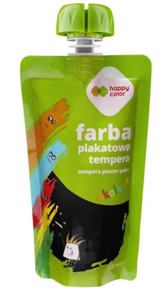 Farba tempera 100ml czarny HAPPY COLOR