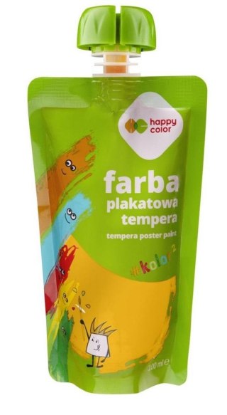 Farba tempera 100ml złota HAPPY COLOR