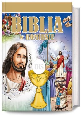Biblia w komiksie. Opowieść o Bogu... w.komunijna