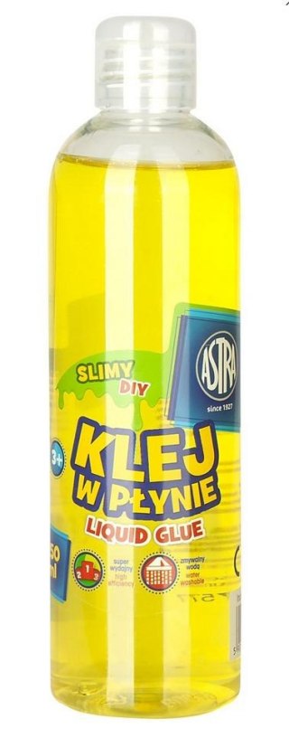 Klej w płynie transparentny żółty 250ml ASTRA