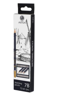 Ołówek do szkicowania 7B Artea Box (12szt) ASTRA