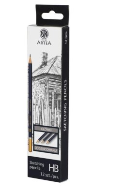 Ołówek do szkicowania HB Artea Box (12szt) ASTRA
