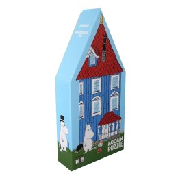 Puzzle dla dzieci w ozdobnym pudełku Dom Muminków