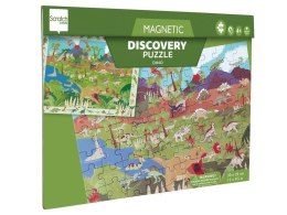Puzzle magnetyczne i gra 2w1 Dinozaury