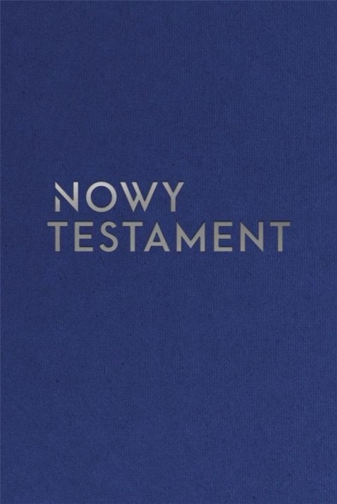 Nowy Testament z paginatorami A5 w.srebrna