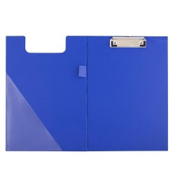 Deska A5 PVC z klipsem i okładką niebieska D.RECT