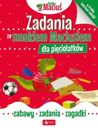 Zadania ze smokiem Maciusiem dla pięciolatków