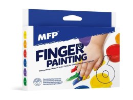 Farby do malowania palcami 30ml 6 kolorów