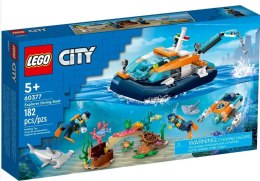LEGO(R) CITY 60377 (3szt) Łódź do nurkowania badacza