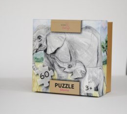Puzzle 60 Słonie