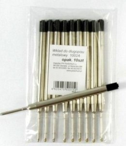 Wkład do długopisu metalowy czarny (10szt)