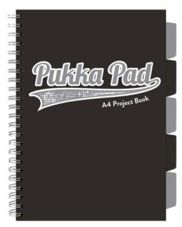 Project Book Black A4/100K kratka czarny (3szt)