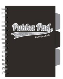 Project Book Black A5/100K kratka czarny (3szt)