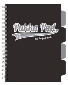 Project Book Black B5/100K kratka czarny (3szt)