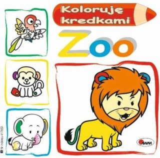 Zoo. Koloruję kredkami