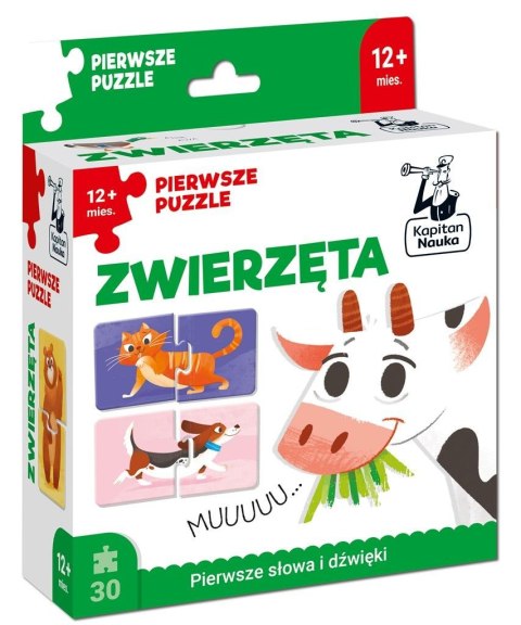 Kapitan Nauka. Zwierzęta. Pierwsze puzzle