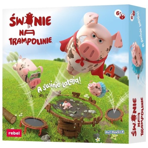 Świnie na trampolinie