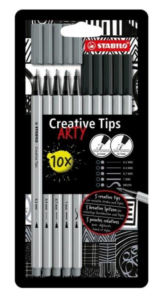 Zestaw Creative Tips Arty 10szt STABILO