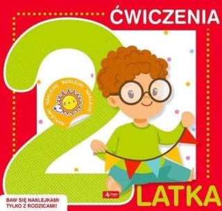 Ćwiczenia 2-latka z naklejkami