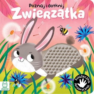 Poznaj i dotknij Zwierzątka Książeczka sensoryczna