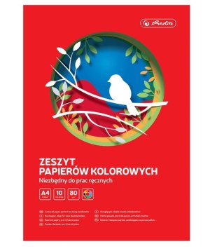 Zeszyt papierów kolorowych A4/10K (10szt)