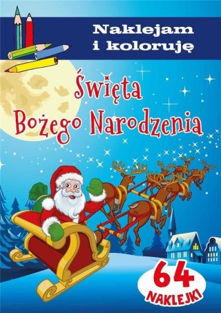 Święta Bożego Narodzenia. Naklejam i koloruję