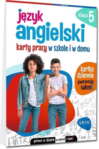 Język angielski Karty pracy w szkole i w domu SP 5