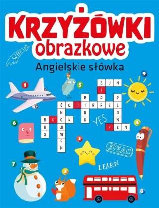 Krzyżówki obrazkowe. Angielskie słówka