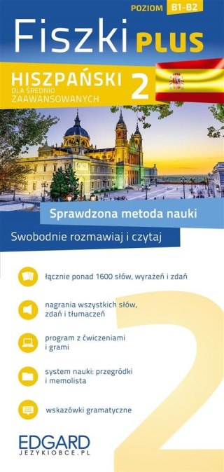 Hiszpański Fiszki PLUS dla średnio zaawansowanych