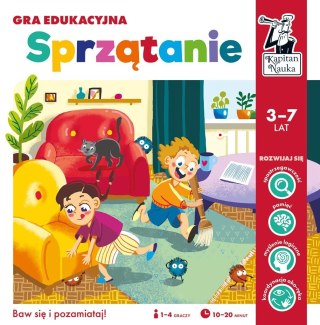 Kapitan Nauka. Sprzątanie. Gra edukacyjna