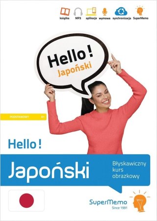 Hello! Japoński. Błyskawiczny kurs obrazkowy A1