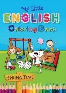 My Little English Coloring Book - spring time