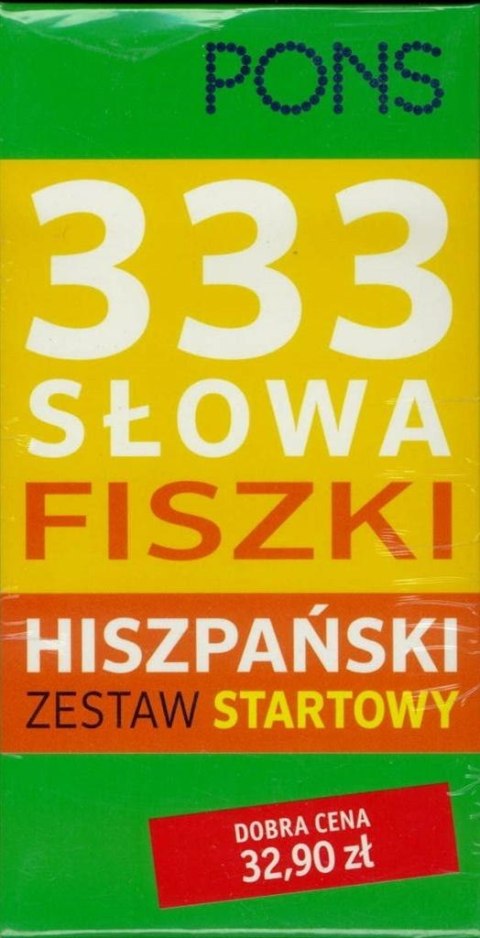 Fiszki na start! 333 słowa. Hiszpański PONS