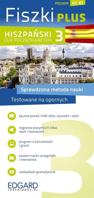 Hiszpański Fiszki PLUS dla początkujących 3