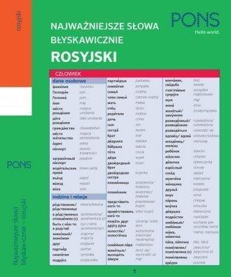 Najważniejsze słowa błyskawicznie - rosyjski PONS