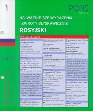 Najważniejsze wyrażenia i zwroty błys. Rosyjski