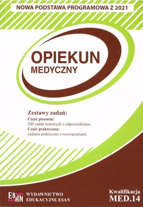 Egzamin zawodowy. Opiekun medyczny kw. MED.14