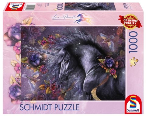 Puzzle 1000 Laurie Prindle Niebieska róża