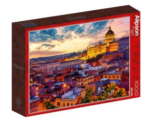 Puzzle 1000 Watykan o zachodzie słońca