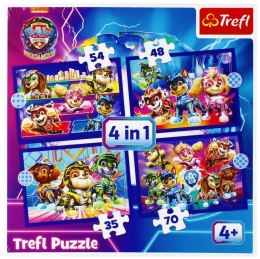 Puzzle 4w1 Bohateriowe na ratunek TREFL