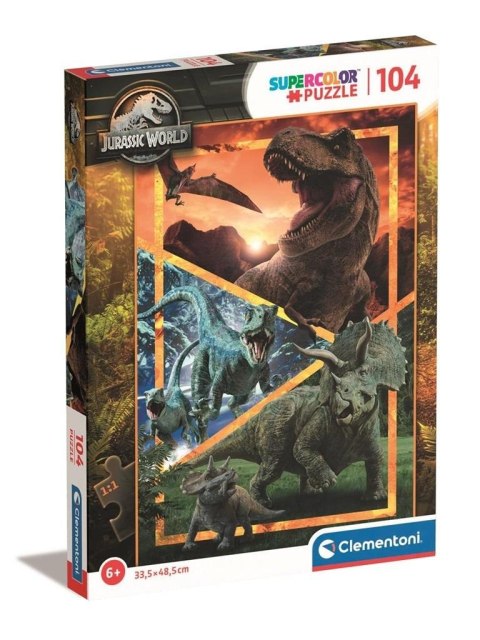 Puzzle 104 Super Kolor Jurassic World