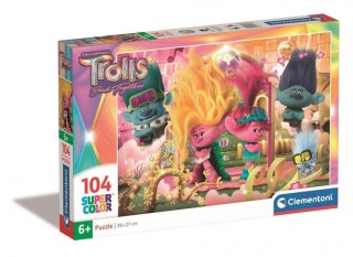 Puzzle 104 Super Kolor Trolls 3