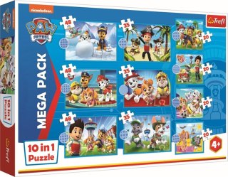 Puzzle 10w1 Niezawodna drużyna Psiego Patrolu