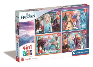 Puzzle 4w1 Super Kolor Frozen