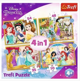 Puzzle 4w1 Szczęśliwy dzień TREFL